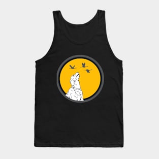 DOG LOOKING UP Tank Top